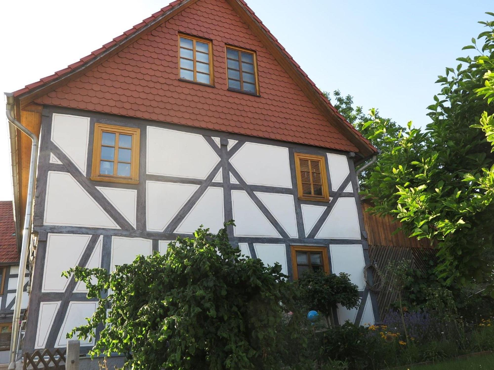 Ferienwohnung Fachwerktraum im Hof Alheim Exterior foto