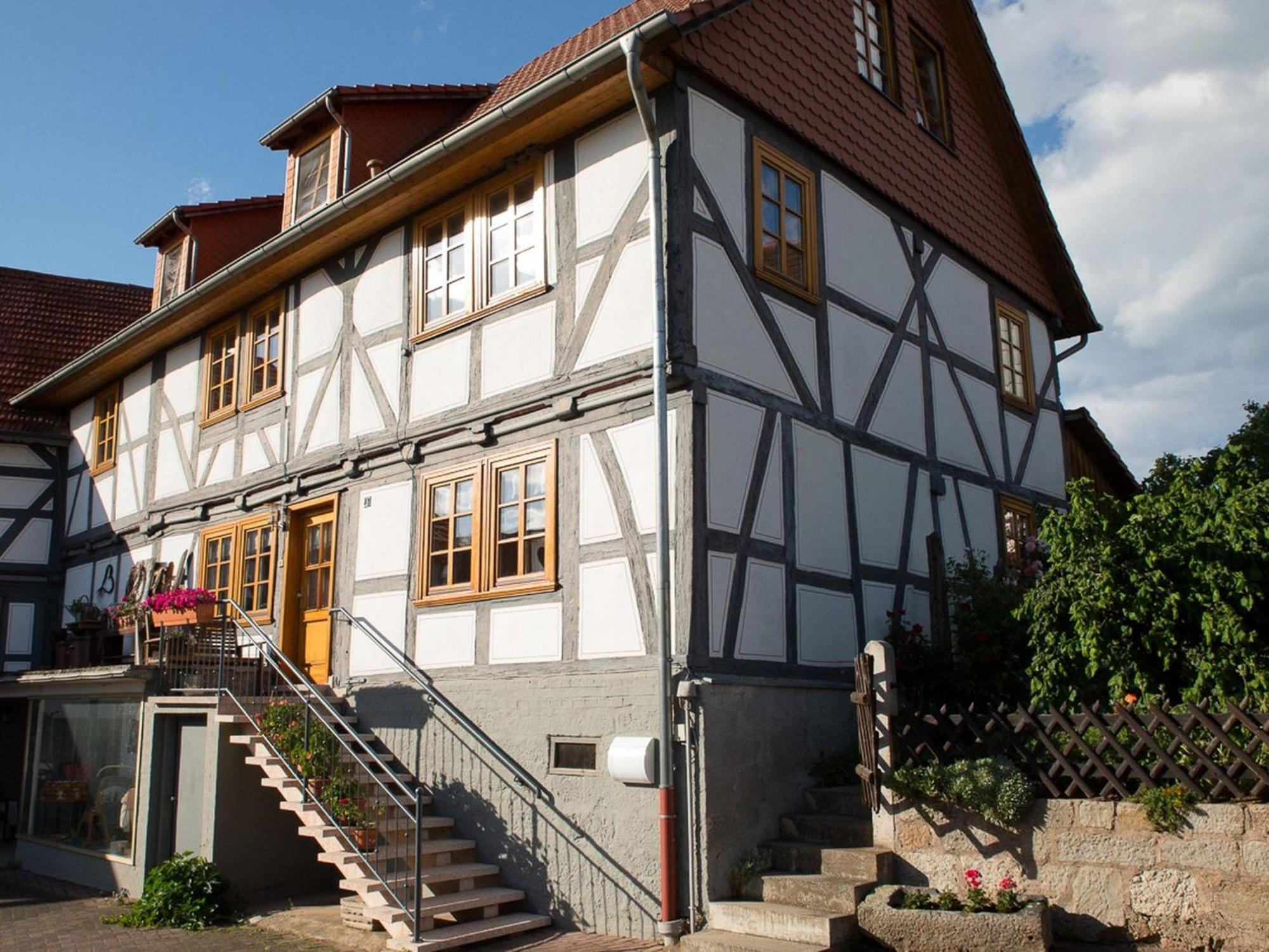 Ferienwohnung Fachwerktraum im Hof Alheim Exterior foto